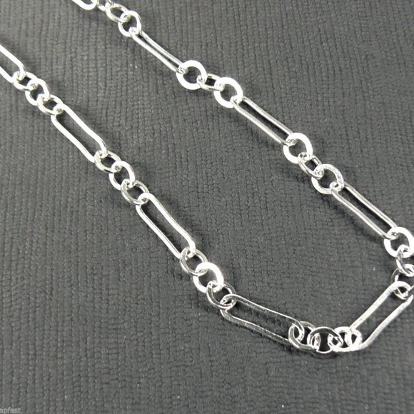 NEW Sterling SILVER Fancy Link Bracelet - Picture 2 of 4